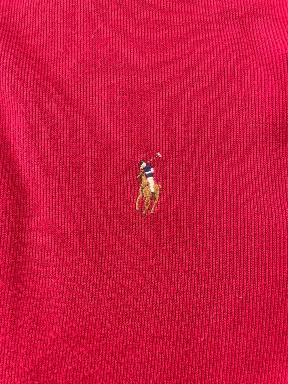 Ralph Lauren Bright Red Estate‎ Rib Sweater